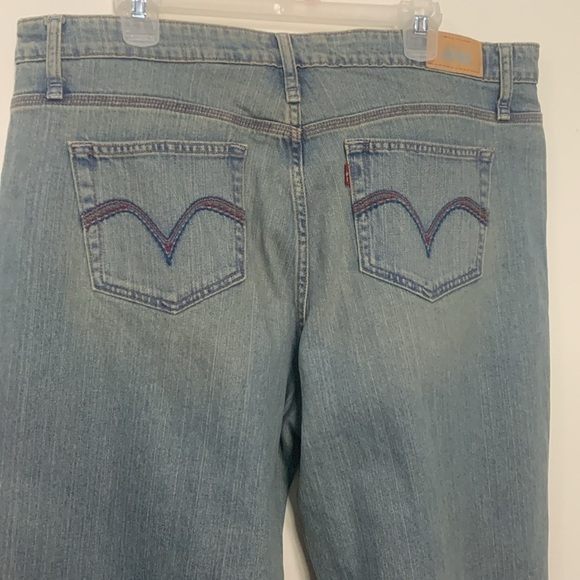 LEVI’S 515 Oversize Vintage Jeans Wide Leg Pants High Rise Distressed Workwear - Picture 6 of 10